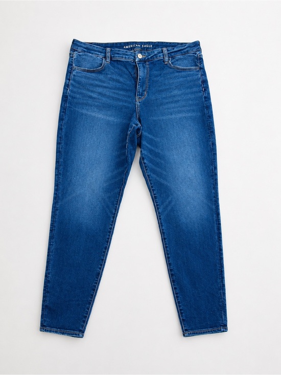American Eagle Outfitters Denim - American Eagle Outfitters Women’s Mid-Blue High-Rise Skinny Jeans